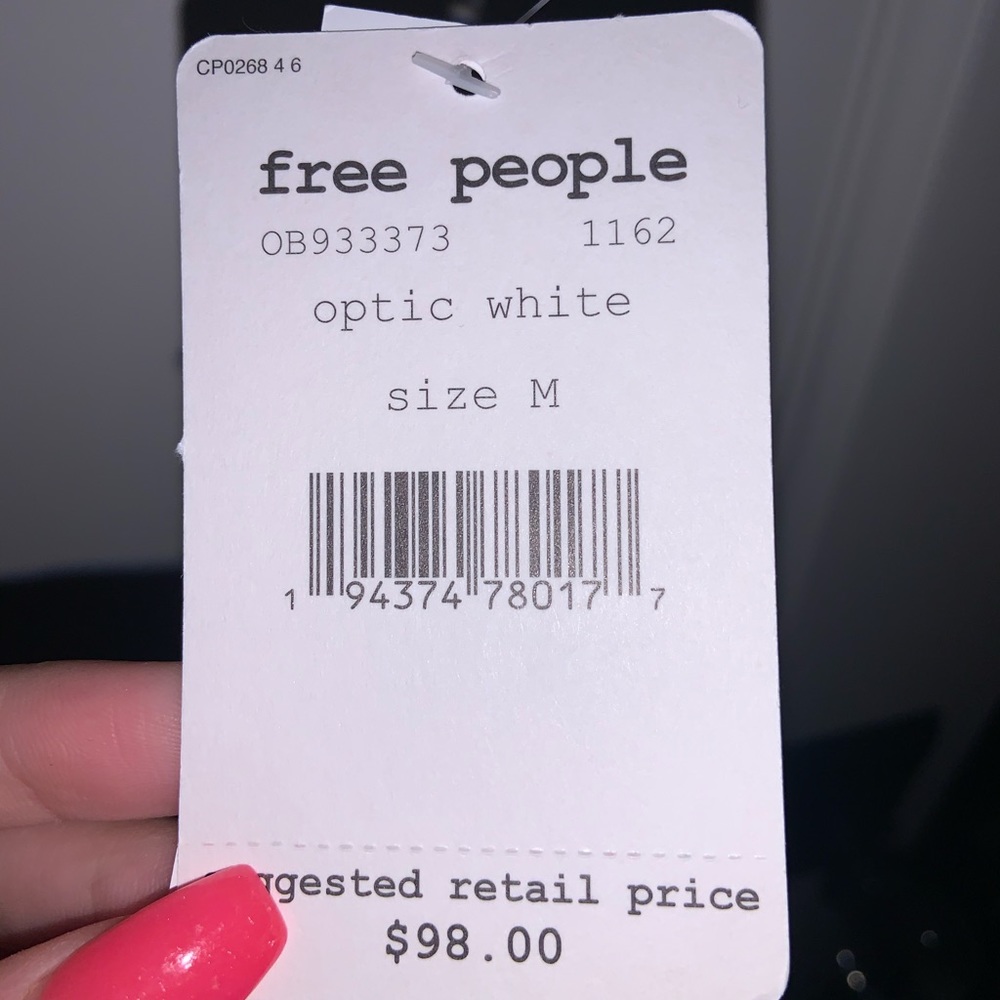 White Jean Jacket Free People - Picture 6 of 7